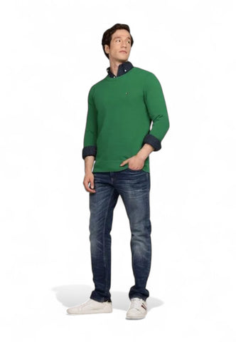 TOMMY HILFIGER Maglione Uomo Verde MW0MW36347L4F-PE25