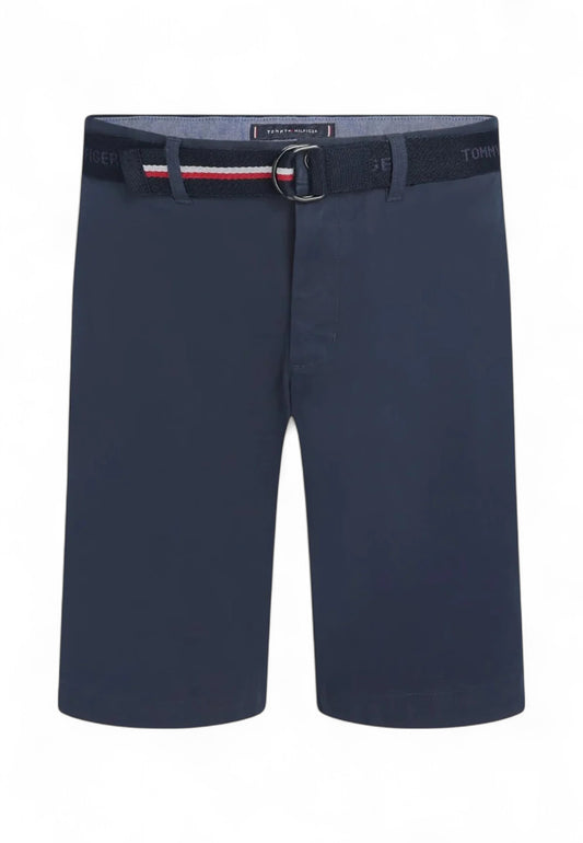 TOMMY HILFIGER Pantaloncini Corti Bermuda + Cintura Uomo Blu MW0MW24874DW5-PE25