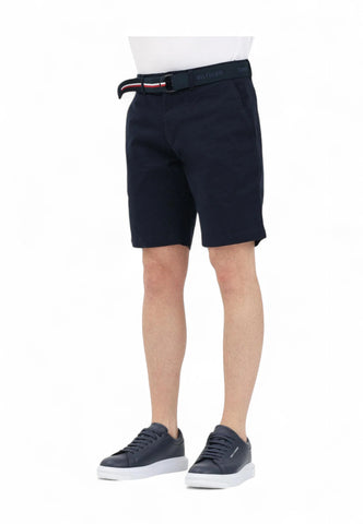 TOMMY HILFIGER Pantaloncini Corti Bermuda + Cintura Uomo Blu MW0MW24874DW5-PE25