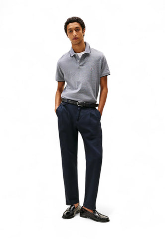 TOMMY HILFIGER Polo Uomo Blu Grigio MW0MW38470DW5-PE25