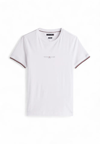 TOMMY HILFIGER T-Shirt Uomo Bianco MW0MW32584YBR-PE25