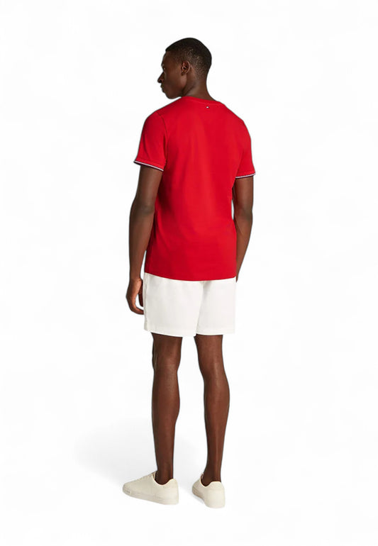 TOMMY HILFIGER T-Shirt Uomo Rosso MW0MW32584XLD-PE25