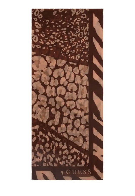 GUESS Foulard Fantasia Donna Marrone Beige AW5245POL03-PE25-BRO