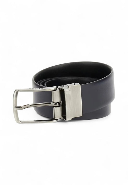 GUESS Cintura Uomo Reversibile Nero Marrone BMALSLP5235-PE25-BOW