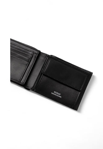 GUESS Portafogli Uomo Nero SMCSLELEA24-PE25-BLA