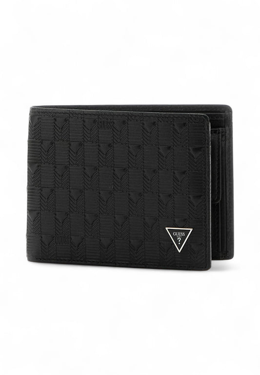 GUESS Portafogli Uomo Nero SMMADLLEA20-PE25-BLA