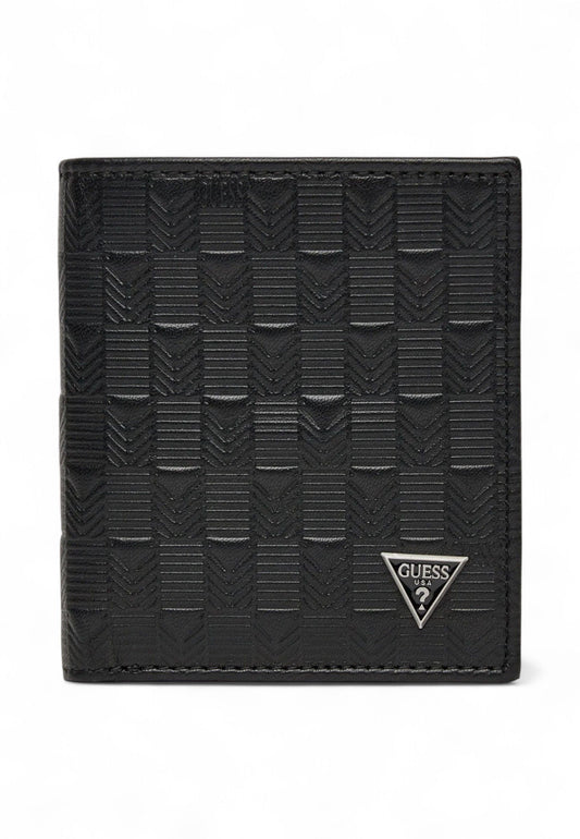 GUESS Portafogli Uomo Nero SMMADLLEA22-PE25-BLA