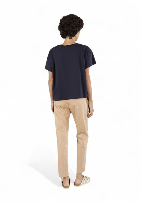 CAFENOIR T-Shirt Donna Blu Pietre C7JT0234-PE25-B020