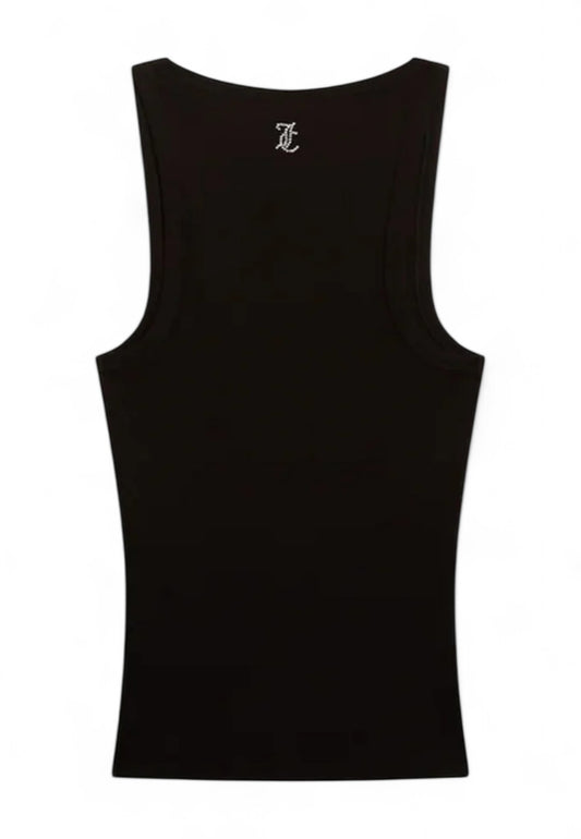 JUICY COUTURE Canottiera Donna Nero Strass  VEJH70558WJCJ00-PE25