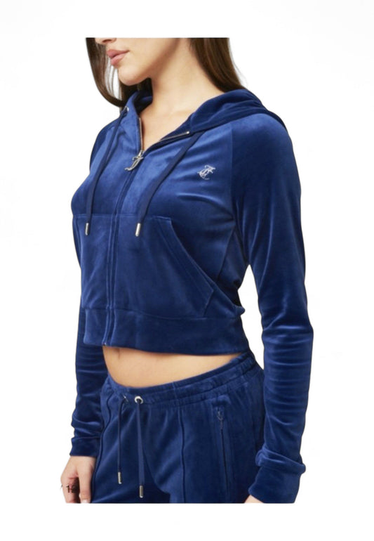 JUICY COUTURE Felpa Donna Blu Strass VIJH70194WPFJ21-PE25