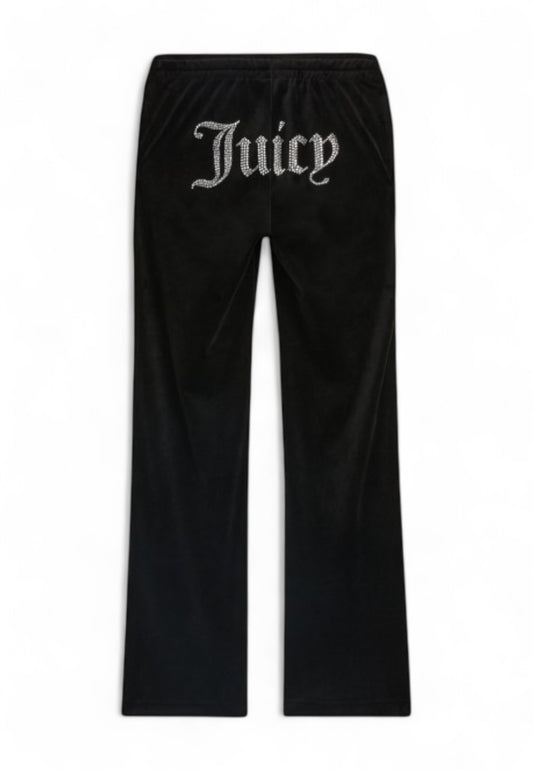 JUICY COUTURE Pantaloni Tuta Donna Nero Strass VEJH70047WPFJ00-PE25