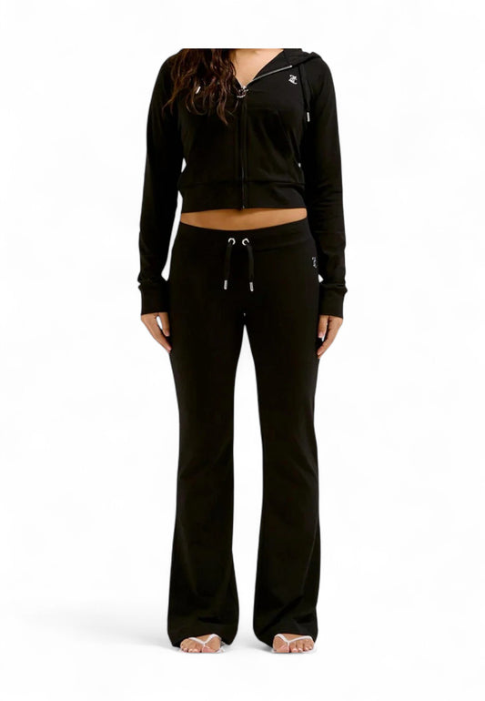 JUICY COUTURE Pantaloni Tuta Donna Nero Strass VEJH70565WC4J00-PE25