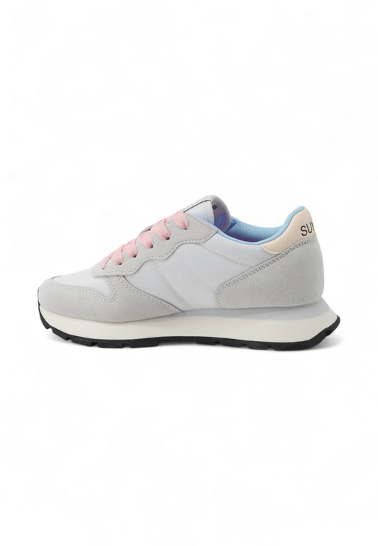 SUN68 Sneakers Donna Bianco Azzurro Rosa Z35201-PE25-01