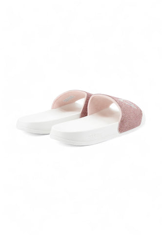 SUN68 Ciabatte Donna Bianco Rosa Strass X35205-PE25-0104