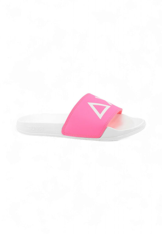 SUN68 Ciabatte Donna Bianco Rosa X35201-PE25-0162