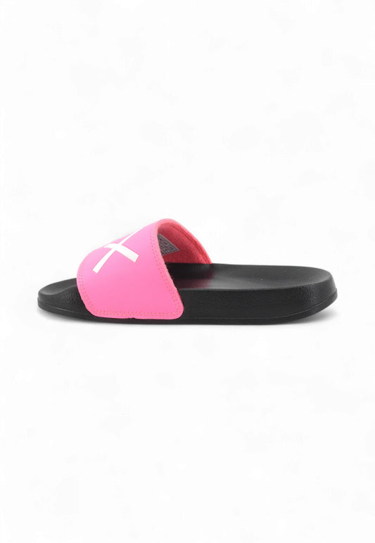 SUN68 Ciabatte Donna Nero Rosa X35201-PE25-1162