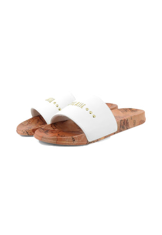 ALVIERO MARTINI Ciabatte Donna Bianco Beige Fantasia 21960289-PE25-W100