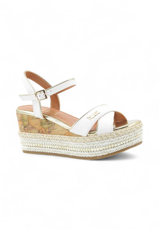 ALVIERO MARTINI Sandali Zeppa Donna Bianco Beige 1116662C-PE25-0900