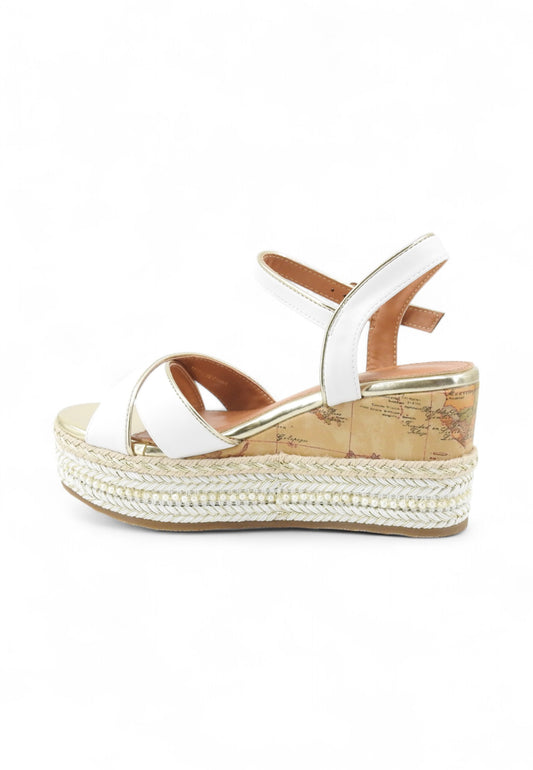 ALVIERO MARTINI Sandali Zeppa Donna Bianco Beige 1116662C-PE25-0900