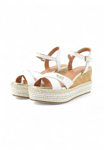 ALVIERO MARTINI Sandali Zeppa Donna Bianco Beige 1116662C-PE25-0900