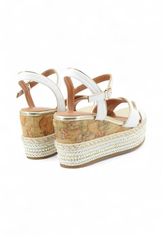 ALVIERO MARTINI Sandali Zeppa Donna Bianco Beige 1116662C-PE25-0900