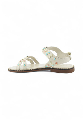 CAFE NOIR Sandali Donna Bianco Pietre C1GG1102-PE25-W059
