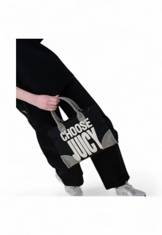 JUICY COUTURE Borsa a mano Donna Nero Bianco BEJIR8830WCOBL1-PE25