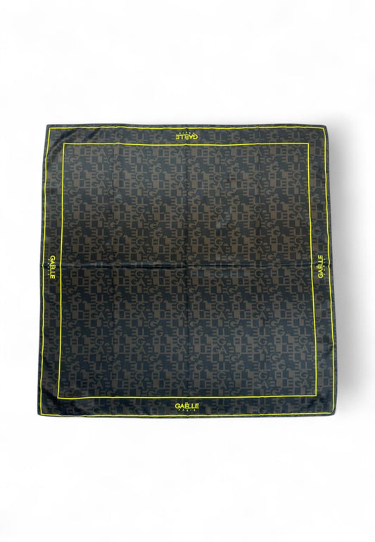 GAELLE Foulard Donna Nero Giallo GAACW02255-PE25-MA02