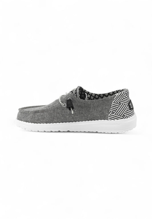 HEY DUDE Stringate Sportive Donna Grigio Bianco HD.40059-PE25-09U