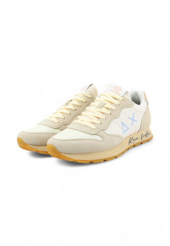 SUN68 Sneakers Uomo Beige Bianco Azzurro Z35105-PE25-31