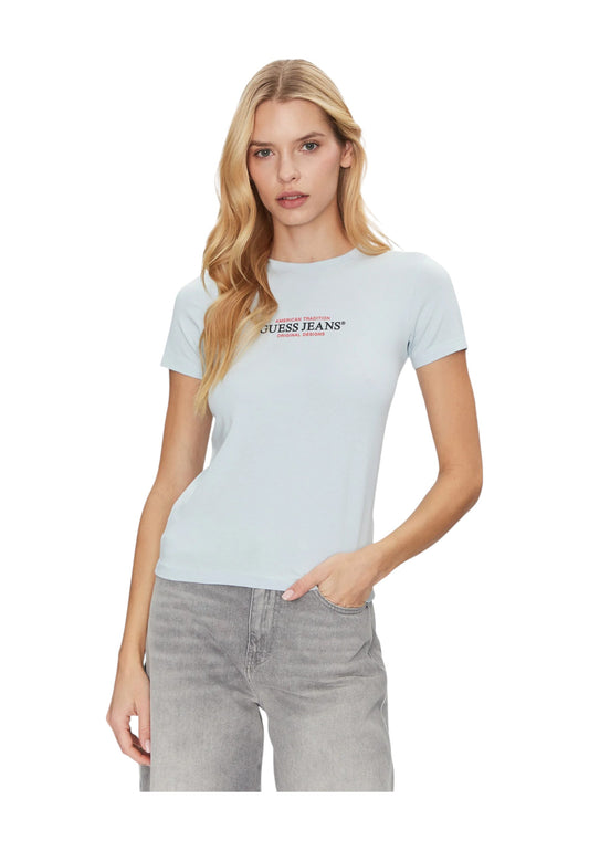 GUESS T-Shirt Donna Azzurro W4YI03J1314-PE25-G7O7