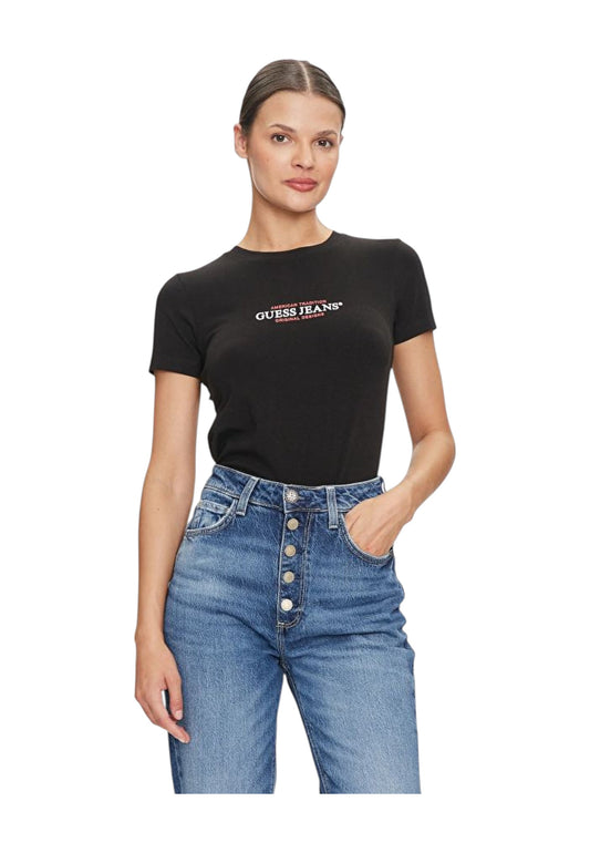 GUESS T-Shirt Donna Nero W4YI03J1314-PE25-JBLK