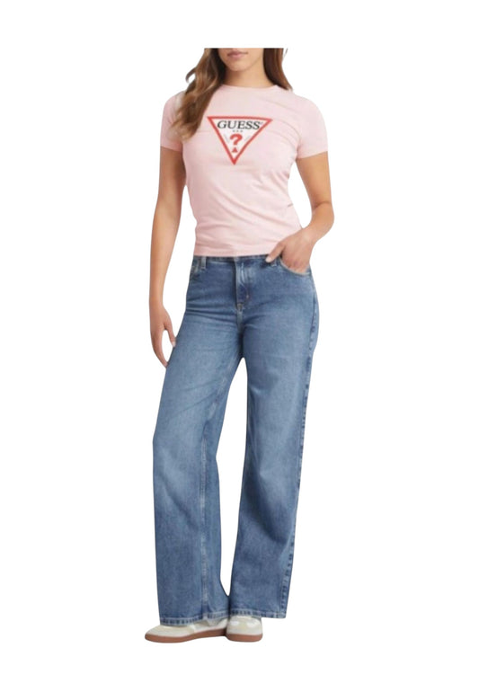 GUESS T-Shirt Donna Rosa W4YI04J1314-PE25-G682