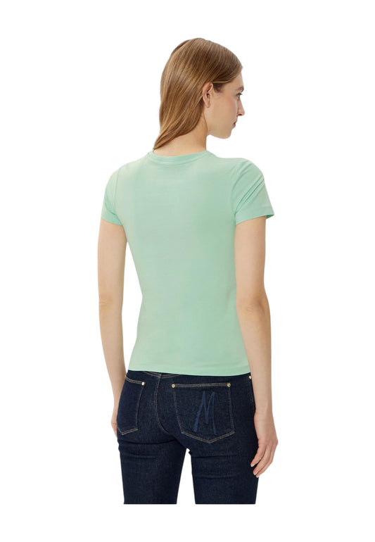 GUESS T-Shirt Donna Verde Bianco W4YI01J1314-PE25-G8FG