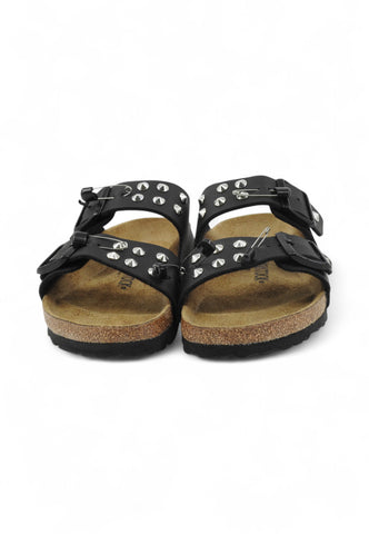 CUSTOM / BIRKENSTOCK Ciabatta Borchie + Spille Nero 051793-PE25