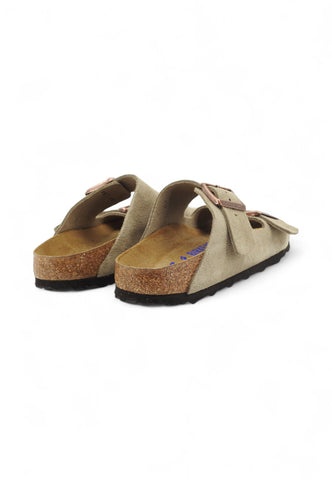 BIRKENSTOCK Arizona Suede Ciabatte Donna Beige 951303-PE25