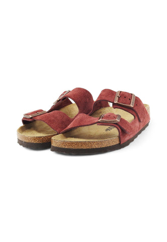 BIRKENSTOCK Arizona Suede Ciabatte Donna Bordeaux 1028331-PE25