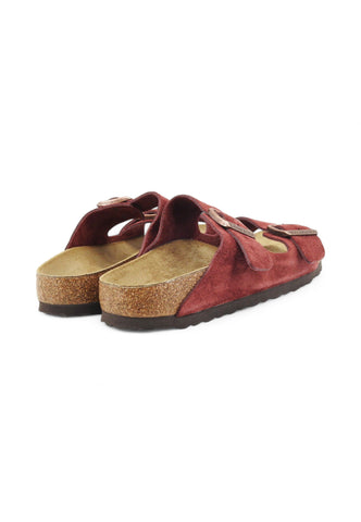 BIRKENSTOCK Arizona Suede Ciabatte Donna Bordeaux 1028331-PE25