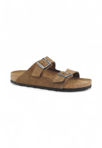 BIRKENSTOCK Arizona Suede Ciabatte Marrone 1030865-PE25