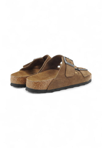 BIRKENSTOCK Arizona Suede Ciabatte Marrone 1030865-PE25