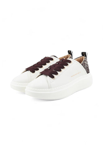 ALEXANDER SMITH Sneakers Donna Bianco Bordeaux Strass ASBCWYW-0506-WDX-AI26