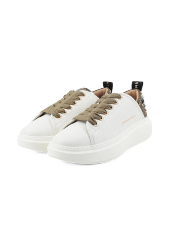 ALEXANDER SMITH Sneakers Donna Bianco Marrone Borchie ASBCWYW-0088-WDB-AI26