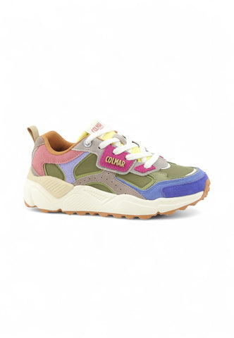 COLMAR Sneakers Donna Verde Blu Rosa 125-AI26