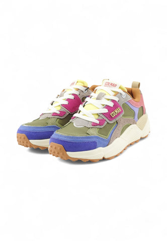 COLMAR Sneakers Donna Verde Blu Rosa 125-AI26