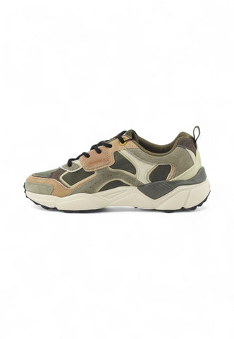 COLMAR Sneakers Uomo Verde Grigio Beige 067-AI26