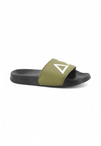 SUN68 Ciabatte Uomo Nero Verde X35101-PE25-1119