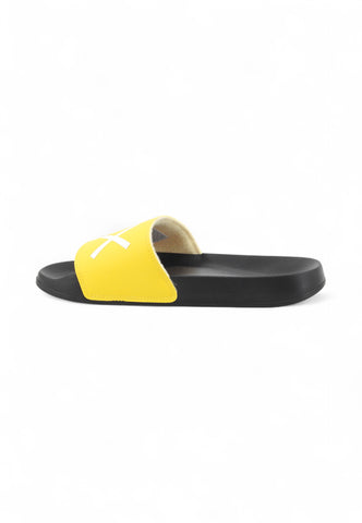 SUN68 Ciabatte Uomo Nero Giallo X35101-PE25-1123