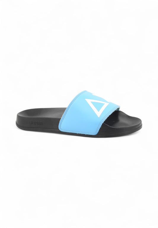 SUN68 Ciabatte Uomo Nero Azzurro X35101-PE25-1113