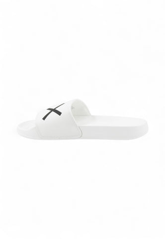 SUN68 Ciabatte Uomo Bianco Nero X35102-PE25-01