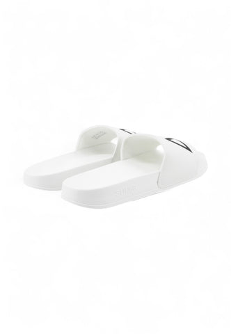 SUN68 Ciabatte Uomo Bianco Nero X35102-PE25-01